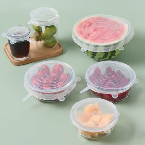 6-Piece Silicone Stretch Lids Set